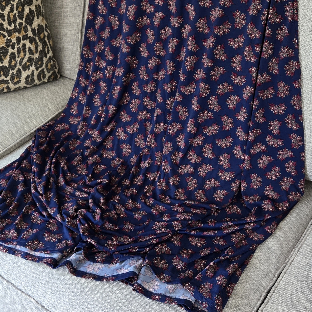 LuLaRoe Maxi Skirt with Floral Pattern